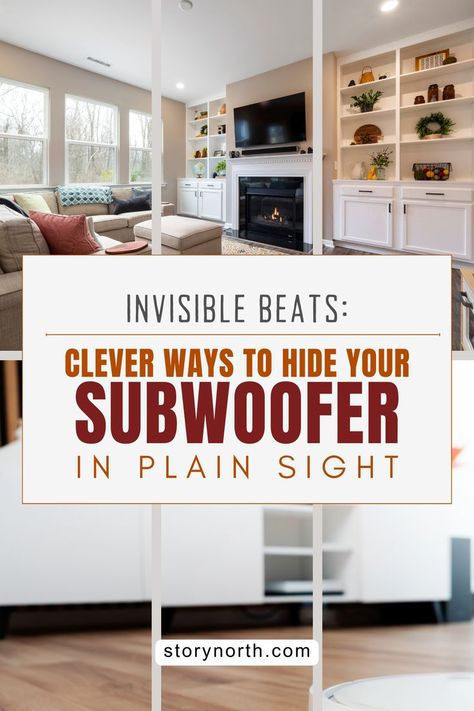 Say goodbye to bulky subwoofers! Uncover genius ideas to hide your subwoofer in plain sight, blending it seamlessly into your living room without compromising on sound quality. #AudioSolutions #HiddenTech #HomeDesign #LivingRoom #LivingSpace #InteriorDesign #InteriorDecor #HomeDecor #Home #Architecture Living Room Surround Sound Ideas, Surround Sound Living Room, Surround Sound Ideas, Home Cinema Room Ideas, To Build A Home, Home Cinema Room, Build A Home, Home Architecture, Genius Ideas