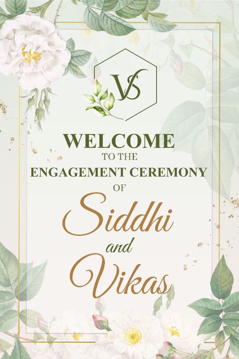 Engagement Invitation Card Design Layout, Engagement Flex Banner Design, Engagement Banner Design, Engagement Welcome Board, Haldi Poster, Engagement Backdrop Ideas, Marriage Banner, Engagement Platter, Engagement Invitation Card Design