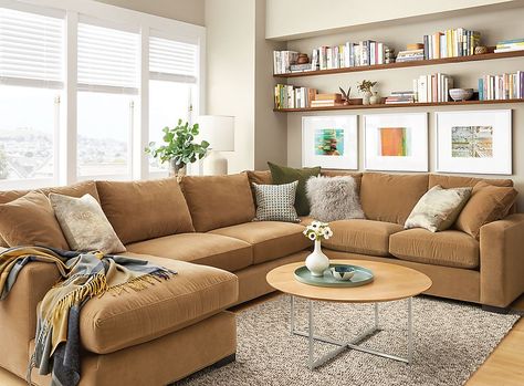 Sectional Chaise, Double Chaise Sectional, Living Modern, U Shaped Sectional, U Bahn, Dream Living, Custom Sofa, Sofa Living, Modern Sectional