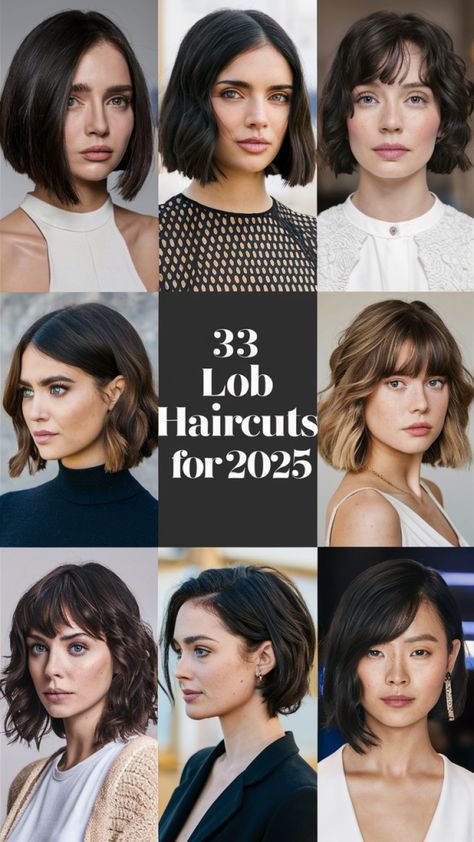 33 Lob Haircuts for 2025: Trendy, Modern Styles for Every Hair Type – Straight, Wavy, Curly & More Layered Haircuts With Highlights, Lob With Side Part, Nicki Minaj Hair, Haircuts With Highlights, Haircut 2025, Messy Lob, Straight Or Curly Hair, Layered Ends, Angled Lob