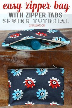 Embroidery Teacher, Tutorial Sewing, Zipper Pouch Tutorial, Sewing 101, Pouch Tutorial, Sewing Bags, Sew Ins, Beginner Sewing, Zipper Pouches