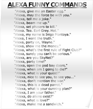 Funny Alexa Commands, Alexa Tricks, Alexa Commands, Info Board, Alexa Skills, What To Do When Bored, Funny Questions, Fun Sleepover Ideas, Sleepover Things To Do