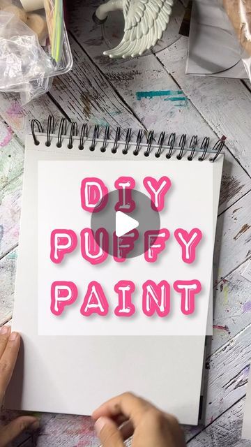 Meghann Early 🍉 on Instagram: "Puffy paint it so fun to make 3D texture in your journals or on embellishments! This is a great way to see if you like the look and it dries matte unlike fabric puffy paint which sometimes stays sticky. My favorite brand of acrylic puff paint if I am not making my own are the senniler 3D liners or Liquid Pearls" How To Make Puff Paint, Puff Paint Ideas, Puffy Paint Ideas, Diy Puff Paint, Puffy Paint Diy, Puffy Paint Designs, Diy Puffs, Diy Puffy Paint, Liquid Pearls