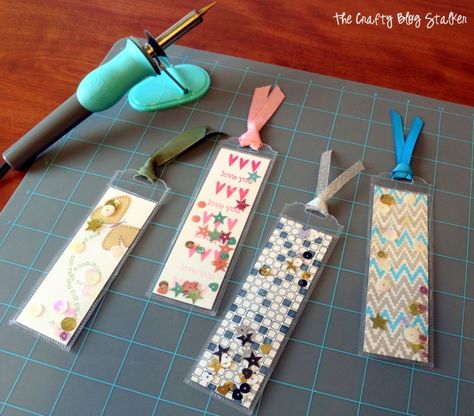 Using the Fuse Tool from @WeRMemoryKeepers create awesome bookmarks for you and your kids. Create all sorts of awesome crafts with The Fuse Heat Tool. #WRMKFuse #ad @TheCraftyBlogStalker Scrapbooking Idea, Fuse Tool, Bookmark Diy, Diy Bookmark, Penanda Buku, Photo Sleeve, Crafting Tools, We R Memory Keepers, Book Markers