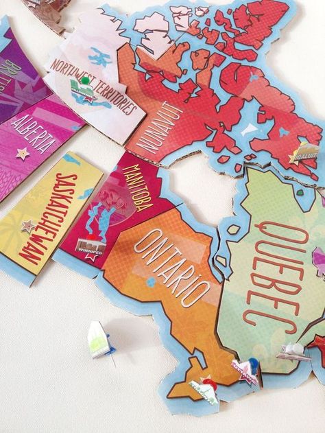 Help kids learn the provinces and capitals with this super-cool printable map puzzle! Canada For Kids, Canada Day Crafts, Map Of Canada, Map Puzzle, Map Printable, Canada Map, Social Studies Lesson, History Activities, Canadian History