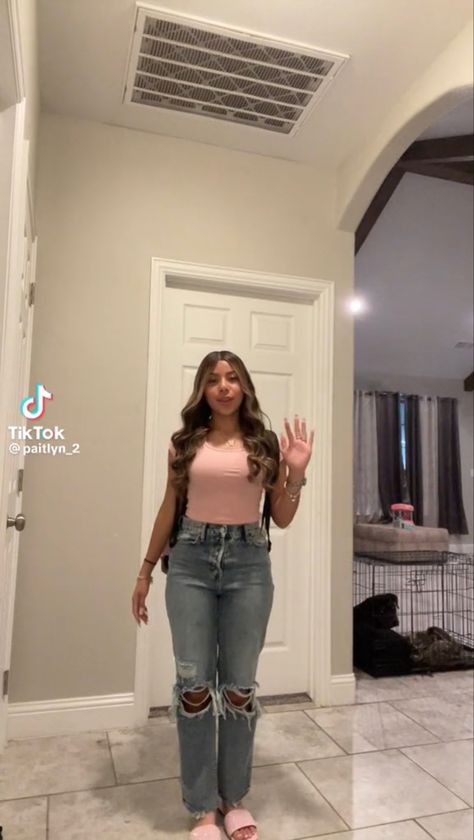 Latina Teacher Outfits, Girly Style Outfits, Latina Outfits, Latina Fashion Outfits, Girly Girl Outfits, Long Sleeve Outfits, Effortless Outfit, Outfit Inspo Casual