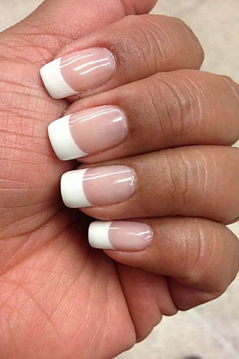 Summer French Nails 2023: Classic and Chic Designs for a Sophisticated Season 85 Ideas Gel French Tips, Summer French Nails, French Manicure Acrylic Nails, Gel Nails French, Gel French Manicure, French Manicure Designs, Manicure Nail Designs, French Manicure Nails, Manicure Gel