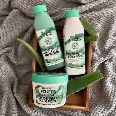 Garnier Fructis | Aloe Vera Hair Food Aloe Vera Hair, Aloe For Hair, Aloe Vera Shampoo, Garnier Fructis, Aloe Vera For Hair, Tighter Skin, Shower Skin Care, Pretty Skin Care, Pretty Skin