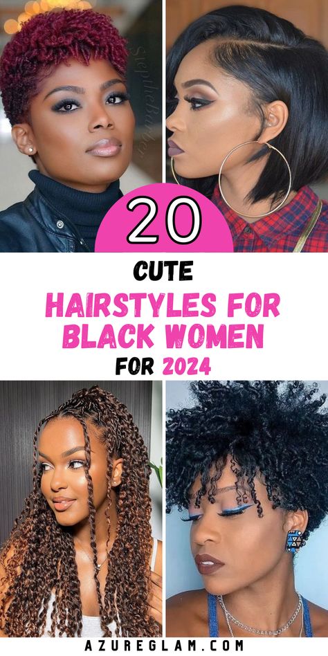 Elevate your hair game in 2024 with "20 Hairstyles for Black Women." Our expert guide covers a wide spectrum of styles, including natural hair, braids, weaves, and wigs. Whether you're seeking a casual everyday look or a show-stopping hairstyle for special occasions, we've curated a diverse range of options. This collection invites you to embrace the beauty of your hair's unique texture. Sew Hairstyles For Black Women, Latest Weave Hairstyles Black Women, New Hairstyles For Black Women 2024, Hair Weaves For Black Women Hairstyles, Trending Hairstyles 2024 Black Women, Best Weaves For Black Women, Hair Ideas For Black Women Weave, Photo Shoot Hairstyles Black Women, 2024 Latest Hairstyles