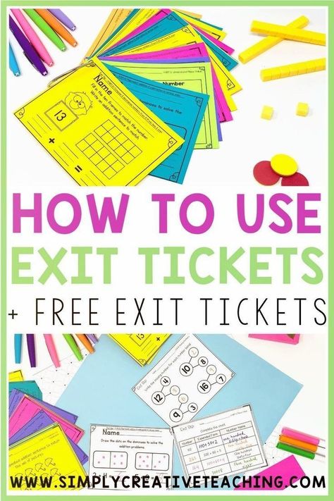 First Grade Exit Tickets, Kindergarten Exit Tickets Free, Science Exit Tickets, Exit Ticket Ideas First Grade, Kindergarten Exit Tickets, Exit Tickets Kindergarten, 1st Grade Exit Tickets, Exit Tickets Elementary, Exit Tickets Middle School