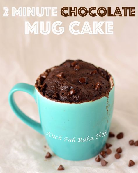 Chocolate Mug Cake (no egg) Chocolate Mug Cake No Egg, Mug Cake No Egg, Microwave Cupcake, Moist Chocolate Mug Cake, Mug Cake Eggless, Cake Microwave, Microwave Cake, Chocolate Mug Cake, Mug Cake Microwave