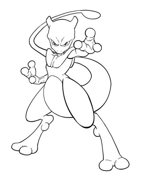 printable pokemon coloring pages mewtwo Mewtwo Coloring Pages, Pokemon Printables, Printable Valentines Coloring Pages, Mewtwo Pokemon, Pokemon Coloring Sheets, Mew Pokemon, Pikachu Coloring Page, 150 Pokemon, Pokemon Mewtwo