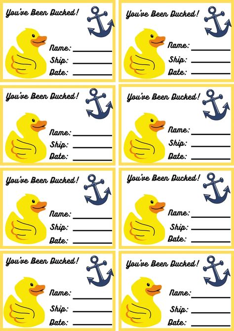 cruise duck tags 1.pdf - Google Drive Ducks, Google Drive, Free Printable, Drive, Tags