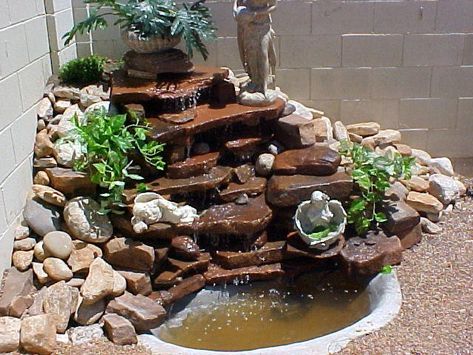 Waterfall Pond, Kolam Air, Kolam Koi, Taman Air, Building A Pond, Garden Pond Design, Garden Water Fountains, Diy Garden Fountains, Fountains Backyard