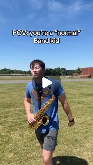 Andrew McKenna on Instagram: "I’m not a band kid I’m just a kid in band   #band #bandkid #stereotypes #school #highschool #andrewmckenna" Band Stereotypes, Band Kid Aesthetic, Band Kids Humor, Middle School Band, School Highschool, Band Jokes, Band Nerd, Band Kid, School Band