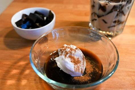 Japanese Coffee Jelly, Coffee Jelly Recipe, Japanese Coffee, Coffee Jelly, Hawaiian Dishes, Jelly Recipe, Coffee Mix, Jell O, Jelly Recipes