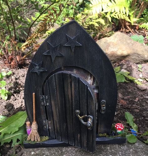 Fantasy Doorway, Witchy Door, Spirit Witch, Pagan Nature, Witch Door, Miniature Door, Witch's Cottage, Witchy House, Witches House