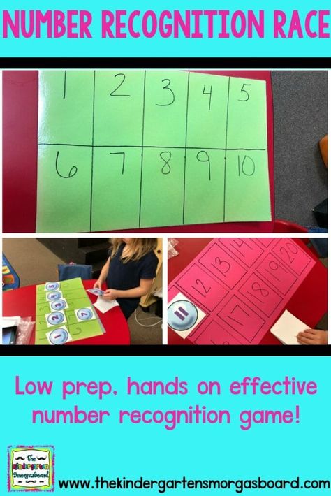 Kindergarten Number Recognition, Number Games Kindergarten, Number Recognition Preschool, Number Recognition Games, Number Recognition Activities, Math Review Game, Number Sense Kindergarten, Kindergarten Smorgasboard, Math Kindergarten