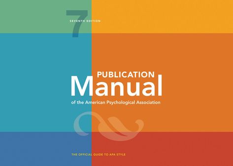 Publication Manual of the American Psychological Association Apa Style, American Psychological Association, Psychology Books, Psychology, Books