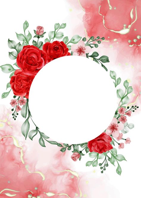 Free Vector | Freedom rose red flower frame background with white space circle Flower Frame Background, Green Lantern Wallpaper, Red Roses Background, Wallpaper Rosa, Photo Rose, Purple Flowers Wallpaper, Flower Graphic Design, Photo Frame Design, Floral Border Design