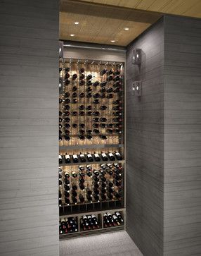 Under Stairs Wine Cellar, Contemporary Wine Cellar, Bottle Shapes, Custom Wine Rack, Glass Wine Cellar, Wine Closet, Home Wine Cellars, Custom Wine Cellars, Wine Cellar Design