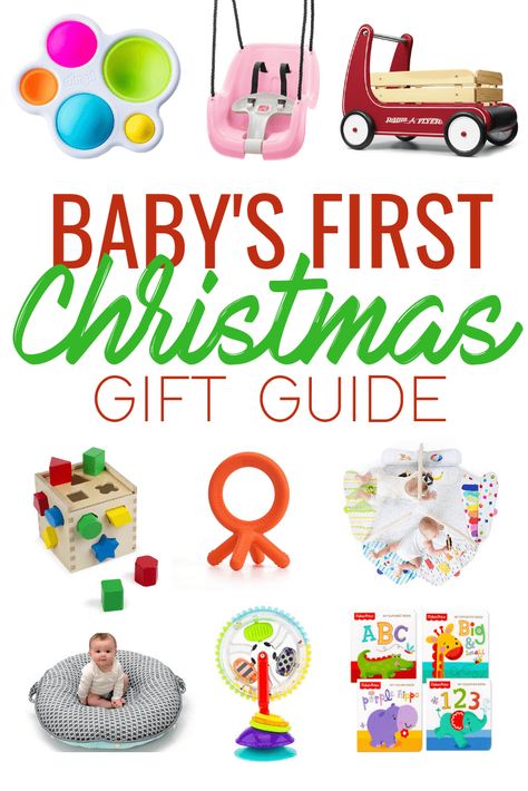 Stocking Stuffers For Baby, Baby's First Christmas Gifts, Best Baby Toys, Baby Stocking, Gifts For Babies, Baby Gift Guide, Baby Christmas Gifts, Holiday Baby, What To Buy