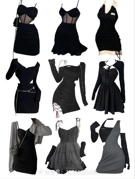 Stylish Outfits Drawing, Dresses For Dinner Party, Marvel Oc Outfits, Mafia Wife Aesthetic Outfits, Goth Barbie Aesthetic, Oc Outfit Ideas Drawing, Choose Your Outfit, Clothing Design Sketches, Concept Clothing