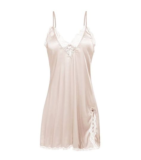 3 Lingerie Trends Blowing Up on Amazon Right Now | Who What Wear UK Silk Negligee, Modest Lingerie, Lingerie Silk, Chemise Nightgown, Silk Chemise, Lace Chemise, Lingerie Babydoll, Satin Sleepwear, Satin Lingerie