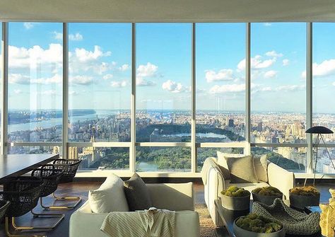 Central Park views New York View Apartments, New York City Apartment View, New York Apartment View, Central Park Apartment, Room Decor Styles, New York View, New York Central Park, Central Park View, Apartment View