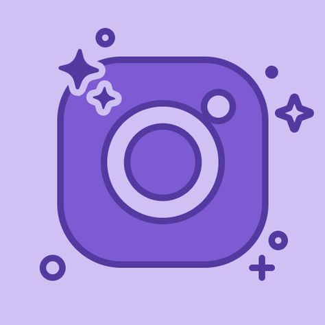 Kuromi Icon Purple, Instagram Icon Purple, Kuromi App Icons Purple, Purple Instagram Icon, Purple App Icons Aesthetic, Youtube Lifestyle, Purple App Icon, Kawaii App, App Store Icon