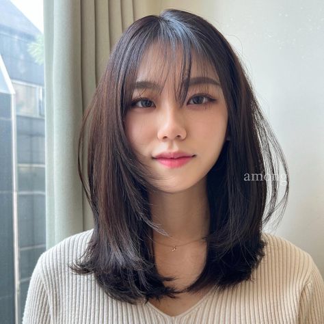 Kawaii Hairstyles For Short Hair, Kawaii Hairstyle, Hairstyle Korean, Short Hair Inspiration, Korean Kawaii, Korean Haircut, Aesthetic Hairstyles, Cute Haircuts, Bangs With Medium Hair