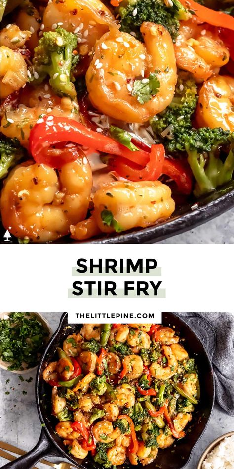 Shrimp Stir Fry – PIN 1 Black Pepper Shrimp Stir Fry, Stir Fry Recipes Shrimp Veggies, Jogging Quotes, Stir Fry Shrimp Recipes, Teriyaki Stir Fry, Easy Stir Fry Recipes, Gourmet Chicken, Shrimp And Vegetables, Shrimp Stir Fry