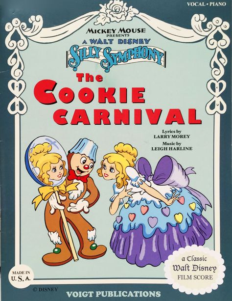 The Cookie Carnival Cookie Carnival Silly Symphony, Disney Silly Symphonies, Silly Symphony Disney, Cookie Carnival, Silly Symphonies, Silly Symphony, Disney Candy, Disney Usa, 1930s Cartoons