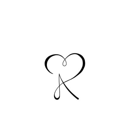 R Heart Tattoo, A Tattoo Letter, A Tattoos, Tiny Wrist Tattoos, Letter Tattoo, Word Tattoo, Mommy Tattoos, Petite Tattoos, Mother Tattoos