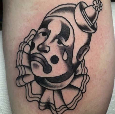 Black and grey tattoo
Dark tattoo American Traditional Clown, Traditional Black And Grey Tattoos, Traditional Clown Tattoo, Black And Grey Traditional Tattoo, Black And Grey Traditional, Clown Tattoo, Flash Sheet, Tattoo Flash Sheet, Tattoo Desings