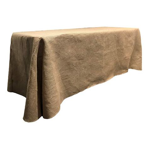 BalsaCircle Natural Brown Burlap Jute Rustic Rectangle Tablecloth 90-Inch x 132-Inch Country Chic Wedding Party Home Table Linens Wedding Table Round, Chic Wedding Party, Patchwork Tablecloth, Signature Tablecloth, Burlap Tablecloth, Paper Tablecloth, Oblong Tablecloth, Fitted Tablecloths, Striped Tablecloths