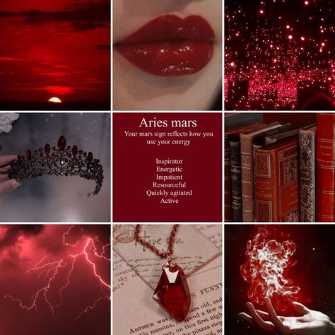 Aries Sign Aesthetic, Moon In Aries Aesthetic, Ruled By Mars Aesthetic, Aries Lilith Aesthetic, Aries Mars Aesthetic, Aries Energy Aesthetic, Mars Core Aesthetic, Aries Aethstetic, Pisces Mars Aesthetic