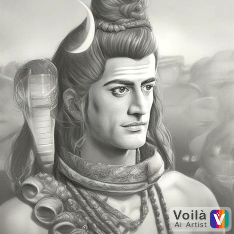 Pencil Colour Art, Mahadev Drawing, Mahadev Tattoo, Nepal Art, Sketch Reference, Ganesh Art Paintings, Picture Drawing, Sketch Portrait, Dancers Art