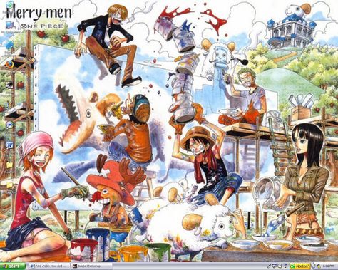 One Piece by ~KuroNabi on deviantART One Piece Color Walk, One Piece Japan, Anime D, One Piece Chapter, One Piece Man, The Pirate King, Initial Prints, One Piece Fanart, Japanese Manga Series