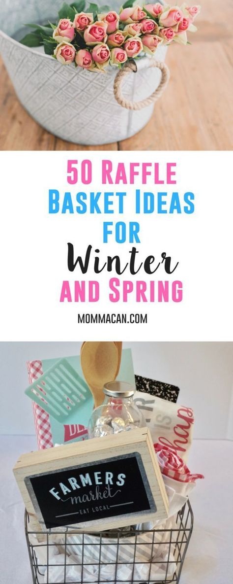 50 Raffle Basket Ideas for Winter and Spring - Grab this list of awesome raffle basket ideas perfect for Winter and Spring for gift giving or fundraising. #rafflebasket #giftbasket Sorority Gifts Diy, Raffle Basket Ideas, Silent Auction Gift Basket Ideas, Raffle Gift Basket Ideas, Auction Gift Basket Ideas, Fundraiser Baskets, Charity Work Ideas, Silent Auction Baskets, Auction Basket