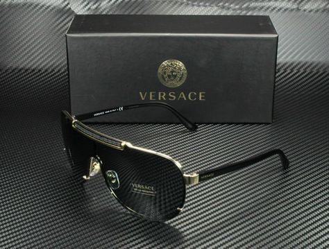 Versace Sunglasses Men, Stylish Glasses For Men, Designer Glasses For Men, Fancy Watches, Versace Gold, Fashion Eye Glasses, Lenses Color, Stylish Glasses, Versace Accessories