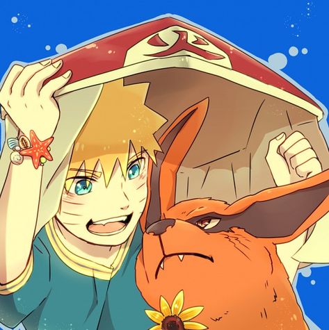 Naruto and Kurama. Naruto Mignon, Naruto Meme, Photo Naruto, Kurama Naruto, Naruto Teams, Naruto Images, Manga Naruto, Naruto Uzumaki Art, Naruto Fan Art