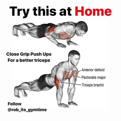 Workout For Bigger Arms, Upper Body Home Workout, Perfect Pushup, Get Bigger Arms, Diamond Push Ups, Push Up Workout, Bigger Arms, Squat Challenge, Body Pump