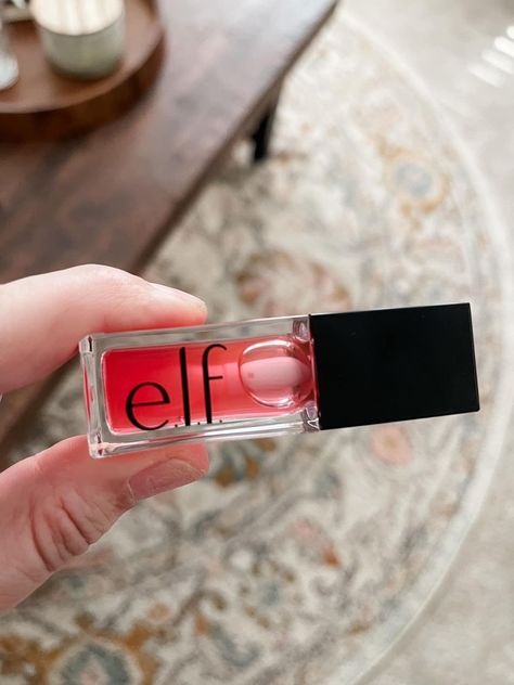 Elf Lip Oil Pink Quartz, Elf Lip Oil, My Wishlist Ideas, Elf Blush, Stuff I Want, Elf Products, Lips Essentials, Best Lip Gloss, Bath Body Works Candles