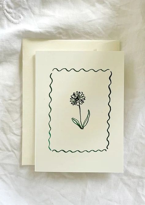 Paper Goods Store for Cards, Stationery, Gifts | LEIF – Page 2 Card Design Handmade, Hand Drawn Cards, Gift Card Design, Simple Birthday Cards, Envelope Art, Card Drawing, Marker Drawing, Birthday Cards Diy, Gifts Cards