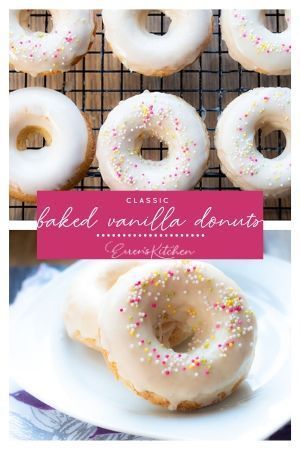 Homemade Baked Donuts, Homemade Donuts Recipe, Homemade Doughnuts, Baked Doughnuts, Baked Donut Recipes, Homemade Donuts, Doughnut Recipe, Baked Donuts, Donut Glaze