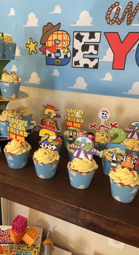 Toy Story Sweets, Toy Story Birthday Party Ideas Food, Toy Story Baby, Toy Story Theme, Spiderman Birthday Party, Toy Story Cakes, Baby Birthday Themes, Boys 1st Birthday Party Ideas, Elmo Party