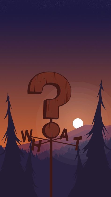 Gravity Falls Question Mark, Mystery Shack Wallpaper, Wallpaper Gravity Falls, Gravity Falls Mystery Shack, Mystery Wallpaper, Gravity Falls Wallpaper, Mabel Gravity Falls, Gravity Falls Poster, Monster Falls