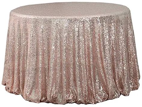 Amazon.com: rose gold tablecloth - Round / Kitchen & Table Linens / Kitchen & Dining: Home & Kitchen Gold Sequin Tablecloth Wedding, Round Cake Table, Champagne Sequin Tablecloth, Sequin Tablecloth Wedding, Rose Gold Sequin Tablecloth, Gold Sequin Tablecloth, 120 Round Tablecloth, Glitter Table, Gold Tablecloth