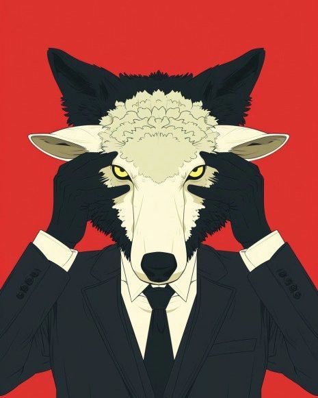 Wolf In Sheep's Clothing. Wolf In Sheep’s Clothing, Wolf In Sheeps Clothing Aesthetic, Wolf In Sheeps Clothing Art, Wolf Reference, Sheep In Wolves Clothing, Wolf In Sheeps Clothing, Sheep Drawing, Edgy Art, Wolf Clothing